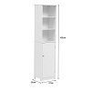 Ντουλάπι-στήλη Desilia pakoworld mdf λευκό 37x30x160εκ 370-000031