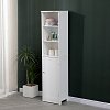 Ντουλάπι-στήλη Desilia pakoworld mdf λευκό 37x30x160εκ 370-000031