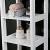 Ντουλάπι-στήλη Larben pakoworld mdf λευκό 40x33x150εκ 370-000032
