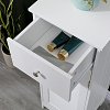 Ντουλάπι-στήλη Chesy pakoworld mdf λευκό 32x30x87εκ 370-000033