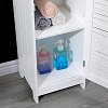 Ντουλάπι-στήλη Chesy pakoworld mdf λευκό 32x30x87εκ 370-000033