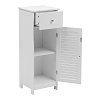 Ντουλάπι-στήλη Chesy pakoworld mdf λευκό 32x30x87εκ 370-000033
