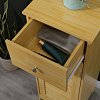 Ντουλάπι-στήλη Chesy pakoworld mdf σε φυσική απόχρωση 32x30x87εκ 370-000034