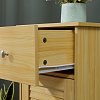 Ντουλάπι-στήλη Chesy pakoworld mdf σε φυσική απόχρωση 32x30x87εκ 370-000034