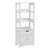 Ντουλάπι-στήλη Sejo pakoworld mdf λευκό 60x32.5x154εκ 370-000035