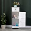 Ντουλάπι-στήλη Chesy pakoworld mdf λευκό 32x30x87εκ 370-000033