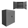 Μεταλλικό ντουλάπι Armon pakoworld ανθρακί 90x45x90εκ 378-000010