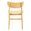Καρέκλα Lumnia pakoworld rubberwood σε φυσική απόχρωση 46x50x76εκ 382-000008