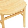 Καρέκλα Lumnia pakoworld rubberwood σε φυσική απόχρωση 46x50x76εκ 382-000008