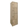 Ντουλάπι-στήλη Gabino pakoworld σε sonoma απόχρωση 40x39x158εκ 383-000012