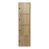 Ντουλάπι-στήλη Gabino pakoworld σε sonoma απόχρωση 40x39x158εκ 383-000012