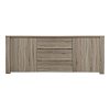 Μπουφές Kalya pakoworld σε sonoma απόχρωση 220x49x89.5εκ 383-000018