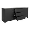 Μπουφές Kalya pakoworld σε ανθρακί απόχρωση 220x49x89.5εκ 383-000019