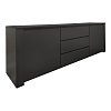 Μπουφές Kalya pakoworld σε ανθρακί απόχρωση 220x49x89.5εκ 383-000019