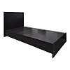 Κρεβάτι Athos pakoworld σε wenge απόχρωση 90x190εκ 383-000092