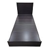 Κρεβάτι Athos pakoworld σε wenge απόχρωση 90x190εκ 383-000092