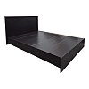 Κρεβάτι Athos pakoworld σε wenge απόχρωση 140x200εκ 383-000097
