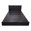 Κρεβάτι Athos pakoworld σε wenge απόχρωση 160x200εκ 383-000102
