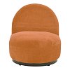 Πολυθρόνα Zenny pakoworld υφασμα terracotta 64x85x68εκ 392-000010
