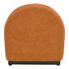Πολυθρόνα Zenny pakoworld υφασμα terracotta 64x85x68εκ 392-000010