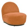 Πολυθρόνα Zenny pakoworld υφασμα terracotta 64x85x68εκ 392-000010