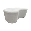 Τραπέζι σαλονιού Fedris pakoworld mdf λευκό 80x70x34εκ 415-000005