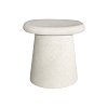 Τραπέζι σαλονιού Herona pakoworld mdf λευκό Φ50x48εκ 415-000009