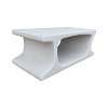 Τραπέζι σαλονιού Nafel pakoworld mdf λευκό 120x60x45εκ 415-000011