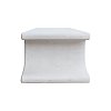 Τραπέζι σαλονιού Nafel pakoworld mdf λευκό 120x60x45εκ 415-000011