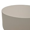 Τραπέζι σαλονιού Tierra pakoworld MGO ανοιχτό γκρι Φ75x37εκ 419-000017