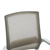Καρέκλα επισκέπτη Palma pakoworld λευκή- mesh γκρι 46x52x94εκ 2τμχ 420-000017