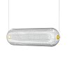 Φωτιστικό Κρεμαστό Ράγα Led 60W 4000K Χρυσό 60x15x120cm HU-HJ6059-H600