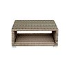 Τραπέζι Κήπου Wicker Rattan Chloe 110x65x45 5245G 200-10-011