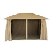 Κιόσκι Gazebo 3x4m Εκρού-Ανθρακί 5286G 200-94-006