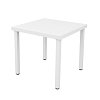 Τραπέζι Αλουμινίου Madison Λευκό 80x80x75 5480G 200-58-019