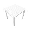 Τραπέζι Αλουμινίου Madison Λευκό 80x80x75 5480G 200-58-019