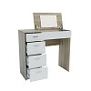 Τουαλέτα Tab Σονομα-Λευκό 90x42x82-110cm GR-DRESSTAB