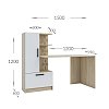 Γραφείο Standart Σονόμα Λευκό 150x59x120εκ GR-STANDARDDESK