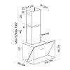 DAVOLINE STRONG CEMENT WITH SCREEN 60cm  Απορροφητήρας Καμινάδα 801003450