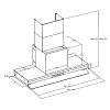 DAVOLINE INSIDE PLUS DROP CONTROL 090 BL Απορροφητήρας Μηχανισμός Απορρόφησης 90cm Μαύρο 801003575