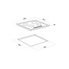 DAVOLINE GGDS 400 BL Εστία Υγραερίου 60cm Μαύρη 801003950