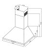 DAVOLINE CHESTER 060 IX Απορροφητήρας Καμινάδα 60cm Inox 801012101