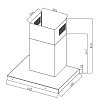 DAVOLINE TATE 060 Απορροφητήρας Καμινάδα 60cm Inox 801012103