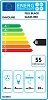 DAVOLINE FEEL BLACK GLASS 90 Απορροφητήρας Καμινάδα 90cm 801012115