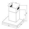 DAVOLINE METRIC PRO IX 60 Απορροφητήρας Καμινάδα 60cm Inox 801012119