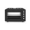 DAVOLINE URBAN CHEF 3703 Ηλεκτρικό Φουρνάκι Μαύρο 801229001