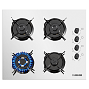 MULTIHOME MH-6108 Εστία Υγραερίου 60cm Λευκή