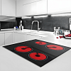 MULTIHOME MH-6135 Εστία Κεραμική 60cm Μαύρη