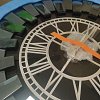 Ρολόι Piyano Τζάμι-Καθρέφτης Ασημί 70εκ 951-027-1500