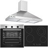 Σετ SILIFO SF6850BOI & SF6822HV5 & SF6618 Φούρνος 83lt, Κεραμική Εστία & Απορροφητήρας 92079 (4 Έτη Εγγύηση)